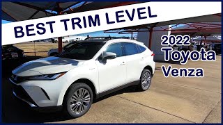 2022 Toyota Venza  Which Trim Level Do We Recommend [upl. by Llerreg384]