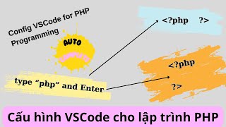 Hướng dẫn cấu hình VSCode tự động tạo cặp thẻ php nhanh  Adding PHP Tag Auto Complete in VSCode [upl. by Niltag]