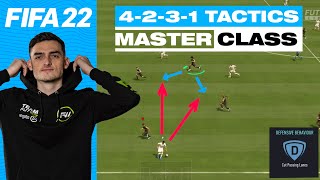 Play 4231 Custom Tactics like a Pro FIFA 22 Masterclass [upl. by Idyh138]