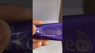 Kozilite skin lightening cream review skinlightening skinwhitening [upl. by Adnilym606]