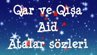 Qar ve Qışa aid atalar sozleri [upl. by Philemol]