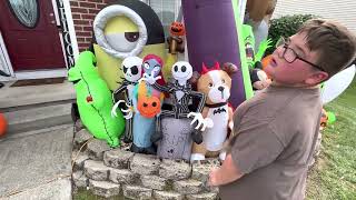 2022 Halloween inflatables update [upl. by Iredale424]