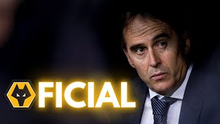 JULEN LOPETEGUI NUEVO ENTRENADOR DE LOS WOLVES [upl. by Petronella789]