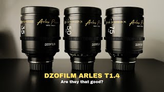 DZOfilm ARLES Primes  First Look and Lens Review [upl. by Llednor]