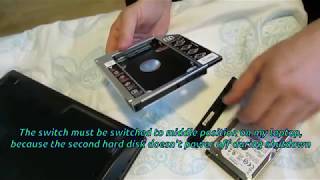 Asus A55V 2nd HDD instalation [upl. by Freeman]