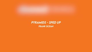 pyramids frank ocean sped up [upl. by Htevi]