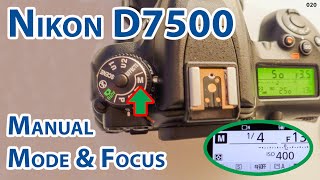 Nikon D7500 How to work with manual exposure [upl. by Sass]