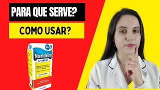 NARIDRIN PARA QUE SERVE Veja antes de usar [upl. by Yddet508]