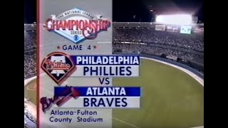 October 10th 1993  NLCS Game 4  Phillies vs Braves mrodsports [upl. by Linet]