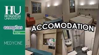 Uni Room Tour  Humanitas University Room  Camplus  Campus Accommodation  Suite  Milan  Italy [upl. by Ahsii]