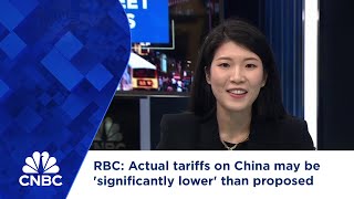 RBC Actual tariffs on China may be significantly lower than proposed [upl. by Neva]