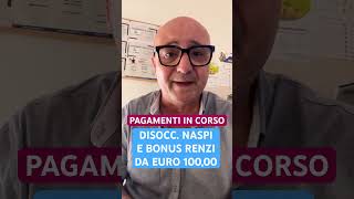 BONUS RENZI E NASPI PAGAMENTO IN CORSO youtube letstalk shortsviral youtubeshorts shorts [upl. by Andri]