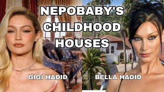 Hadid Sisters Luxurious Childhood Homes Inside Gigi amp Bellas Beverly Hills Mansions [upl. by Moe]