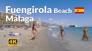 Fuengirola Beach 4K Costa del Sol Málaga Spain 🇪🇸 [upl. by Chil756]