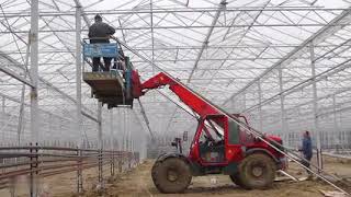 The entire process of the Venlo greenhouse in the Netherlands from construction to vegetable growth [upl. by Treve577]