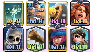 Clash Royale Spooky Chess Event 31 Elixir Royal Recruits Deck [upl. by Hsetim]