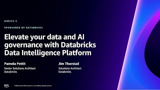 AWS reInvent 2023  Elevate your data and AI governance with Databricks Data Intelligence Platform [upl. by Ellenrahc]