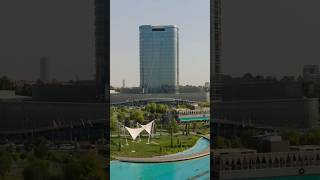 Tashkent City Hilton hotel tashkent travel drone [upl. by Atiuqram542]