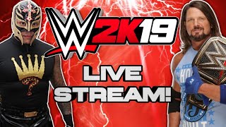 WWE 2K19 Gameplay Live Stream DAY ONE ISH [upl. by Eadith]