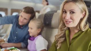 Discover Premium Economy Class  Emirates [upl. by Ovatsug]