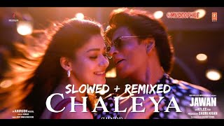 CHALEYA  Slowed  Remixed  Shah Rukh Khan  Nayanthara  Atlee  Anirudh  Arijit Singh [upl. by Amund699]