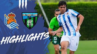 HIGHLIGHTS  Sanse 10 Sestao River  Real Sociedad [upl. by Llennehc]