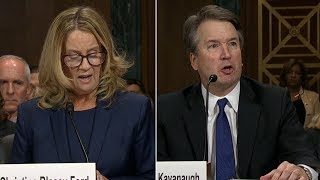 Brett Kavanaugh and Christine Blasey Ford testify in Supreme Court hearing [upl. by Rosalinda]