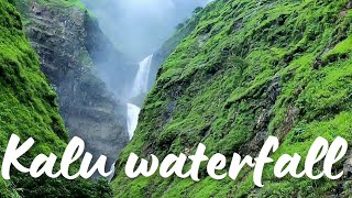 road trip to kalu waterfall  Maharashtra monsoon 2024 [upl. by Airdnoed]