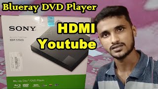 Sony bdp s1500 bluray disc player  Sony BDPS1500  unboxing  DVD Player  CD  4K Player [upl. by Asirrak]