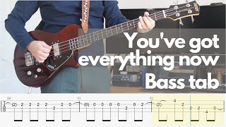 Youve Got Everything Now  The Smiths Bass tab [upl. by Ahsak518]