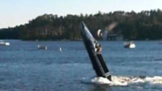 Walking the Dog Boat Trick  Minocqua Bats [upl. by Maia481]