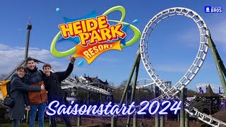 Heide Park Saisonstart 2024  Los geht´s der Spaß beginnt 🤩 [upl. by Curry]