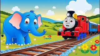 Hathi wala cartoon Hindi Rhymes  Fun amp Educational Rhymes for Kids [upl. by Lietman]