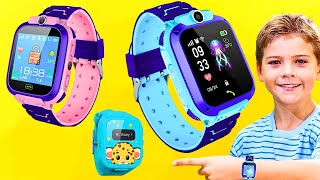 Relojes inteligentes con gps para niños amazon los mejores 2024🔥✅ [upl. by Adnole]