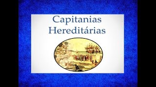 CAPITANIAS HEREDITÁRIAS  HISTÓRIA EM MINUTOS [upl. by Nnahtebazile]