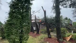 Damage from storm Debby in the Harrisburg Pa area [upl. by Dannie279]