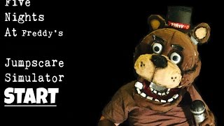 Five Nights at Freddys JUMPSCARE Simulator [upl. by Leirea]