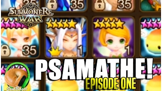 SUMMONERS WAR  PSAMATHE Episode One  Analyzing the Account [upl. by Kask]