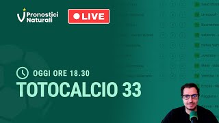 Oggi Ore 1830 LIVE Totocalcio ✅ Facciamo la Schedina Insieme [upl. by Campy]