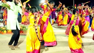 kolatam jimmedhari koyila song kolatam  kolatam in Cherkupally  kolatam performances [upl. by Lilybelle]