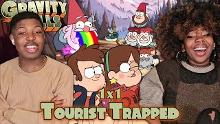 NO MEANS GNOME Gravity Falls 1x1 Tourist Trapped REACTION [upl. by Silvana]