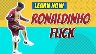 Learn Ronaldinho Skills  Ronaldinho Flick  PRSOCCERART Tutorials 15 [upl. by Aihsot]