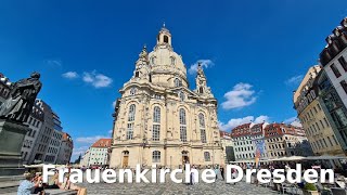 Die Frauenkirche Dresden Monumentalbau Dresdner Neumarkt evangelischlutherische Kirche des Barock [upl. by Rheims]