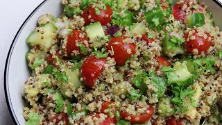 Quinoa Recipes  Best Quinoa Salad  AampA Homemade [upl. by Harias]