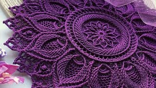 Mandala Doily  Big Thalposh Part 1 [upl. by Nyer329]