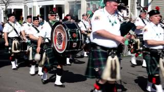 Greater Boston Firefighters Pipes amp Drums St Pattys 2012MOV [upl. by Razid]