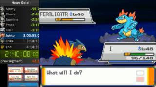 Pokemon Heart Gold 400 No Manipulation Glitchless Speedrun [upl. by Uba]