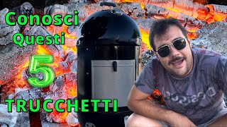 Come funziona un affumicatore verticale  trucchetti EXPERT bonus Weber smokey mountain [upl. by Redleh]