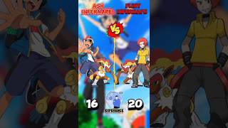 Ash Infernape Vs Flint Infernape battle 😈🔥 ashketchum infernape pokemon pikachu short [upl. by Stephenson947]