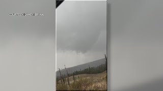 Video shows rare tornado near Valles Caldera [upl. by Auginahs]